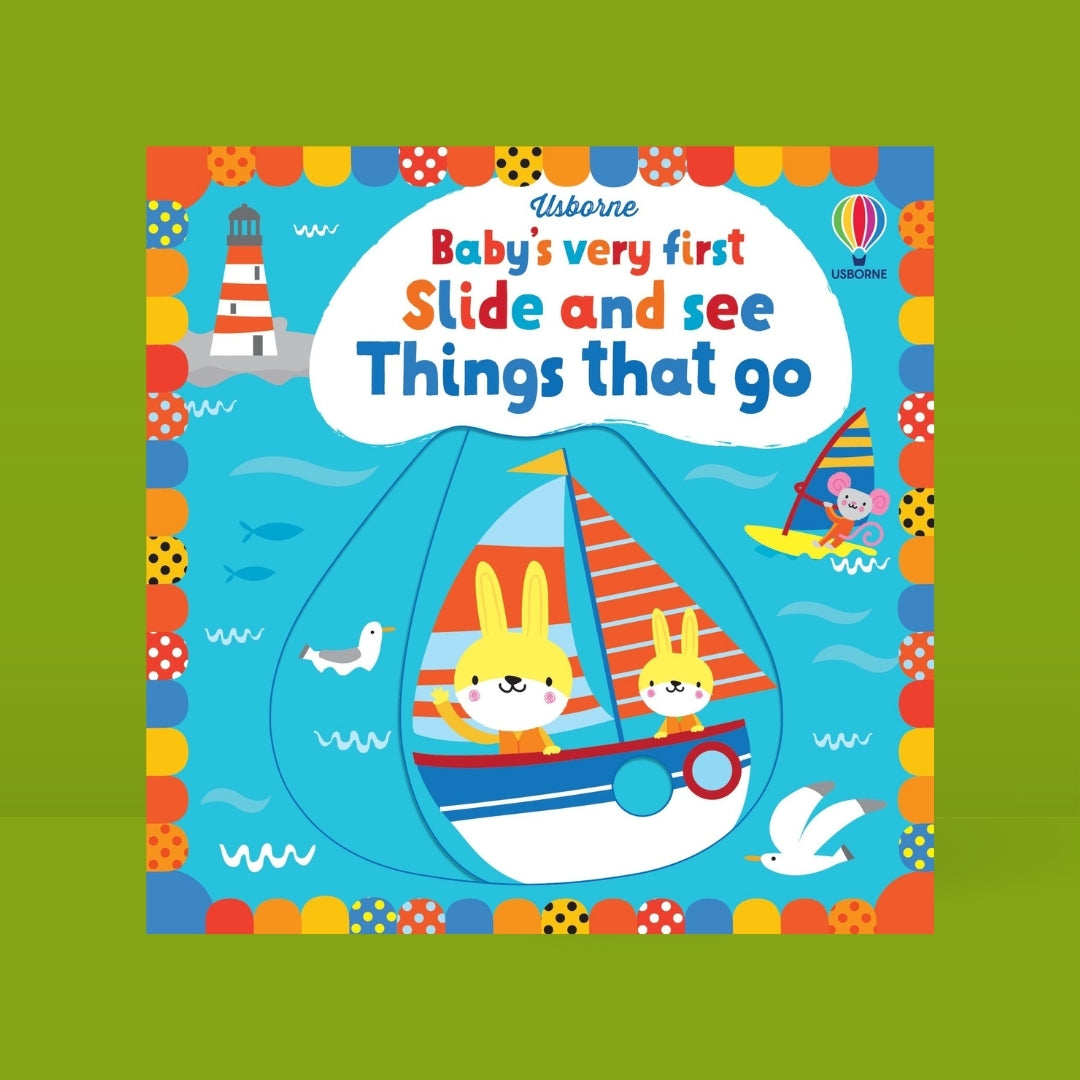 Bubs & Kids Little Bookworms Usborne Babys V 1St Slide And See Things That Go by Weirs of Baggot Street