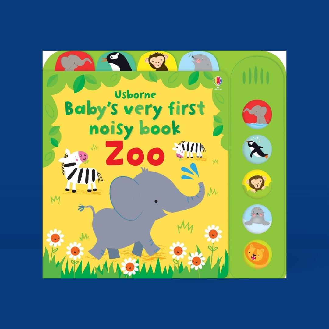 Bubs & Kids Little Bookworms Usborne Babys Very First Noisy Book Zoo by Weirs of Baggot Street