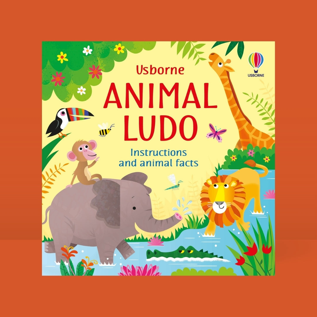 Bubs & Kids Little Bookworms Usborne Book & Game Animal Ludo by Weirs of Baggot Street