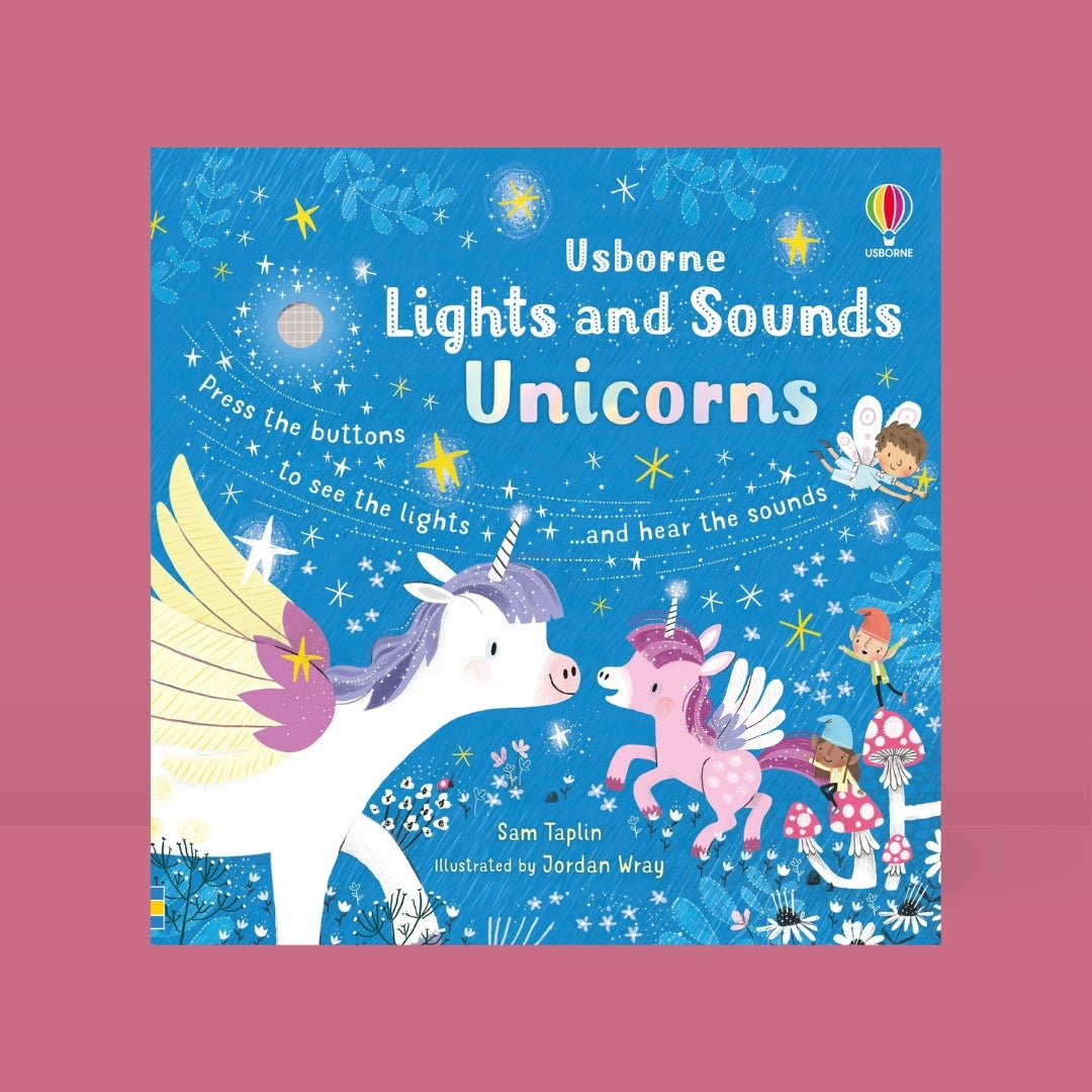 Bubs & Kids Little Bookworms Usborne Lights & Sounds Unicorns by Weirs of Baggot Street