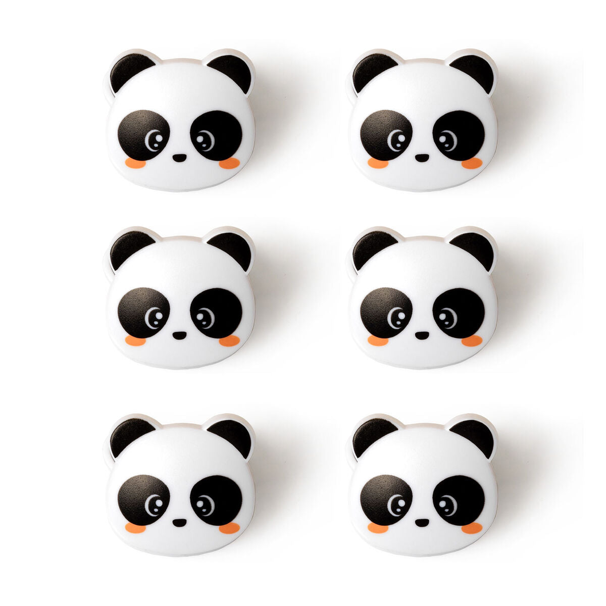 Legami Bag Clips -  Panda - Set 6 Pcs