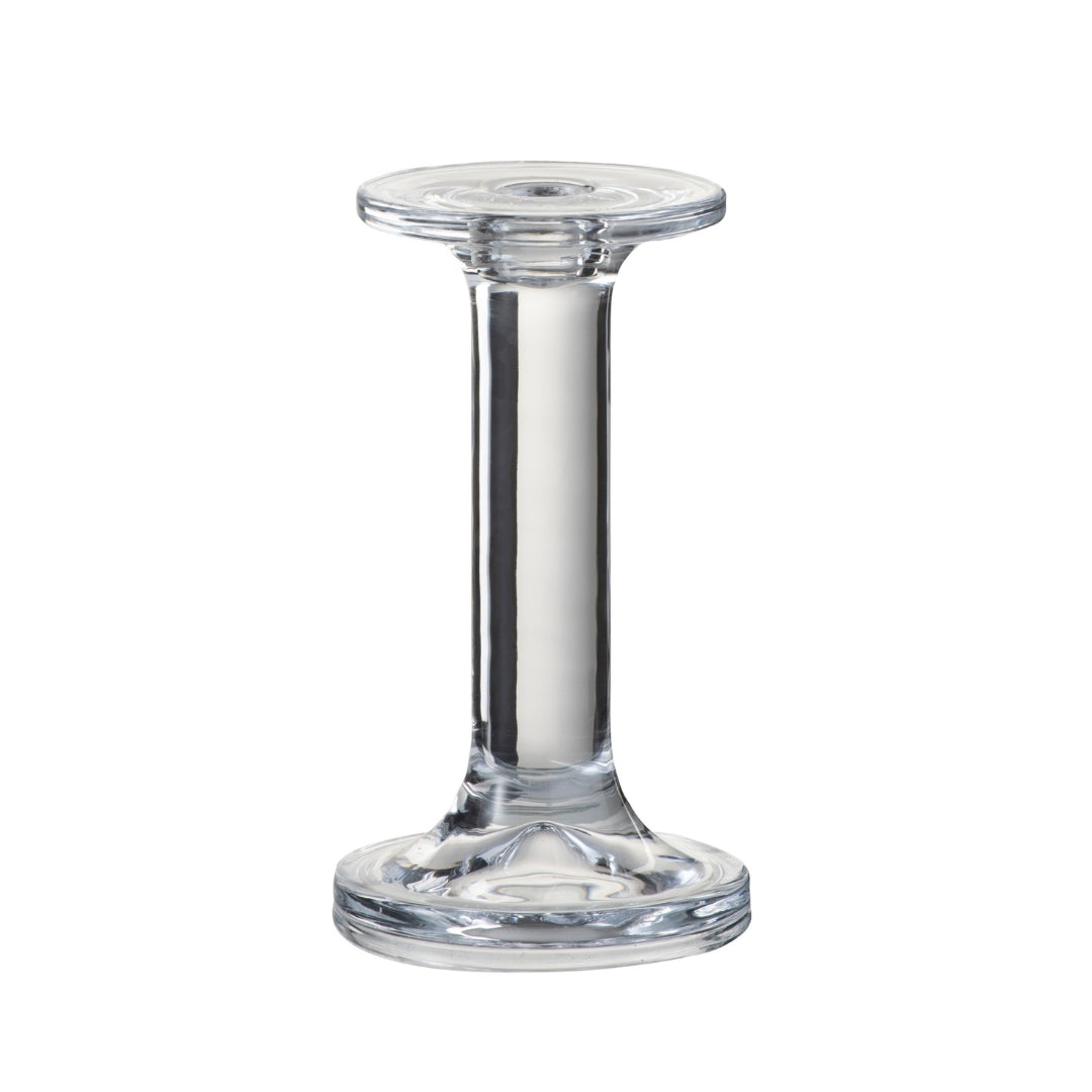 Christmas Large Glass Candlestick by Weirs of Baggot Street