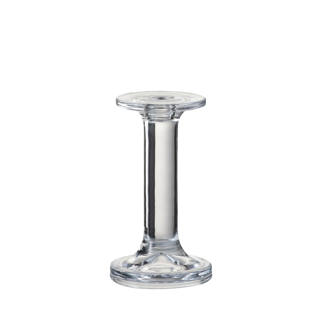Christmas Small Glass Candlestick by Weirs of Baggot Street