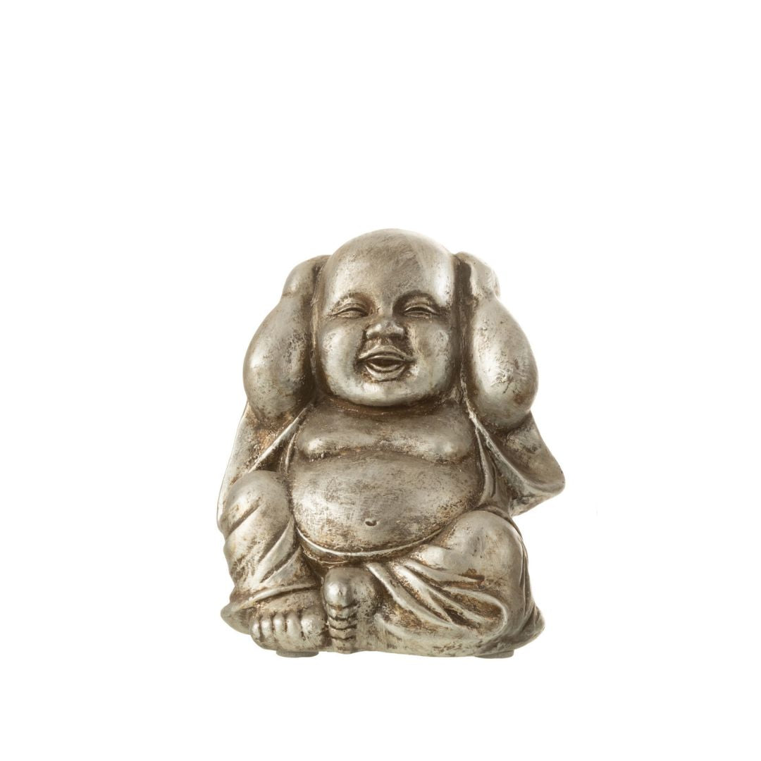 Christmas | J-Line Sitting Buddah Set Of 3 by Weirs of Baggot Street