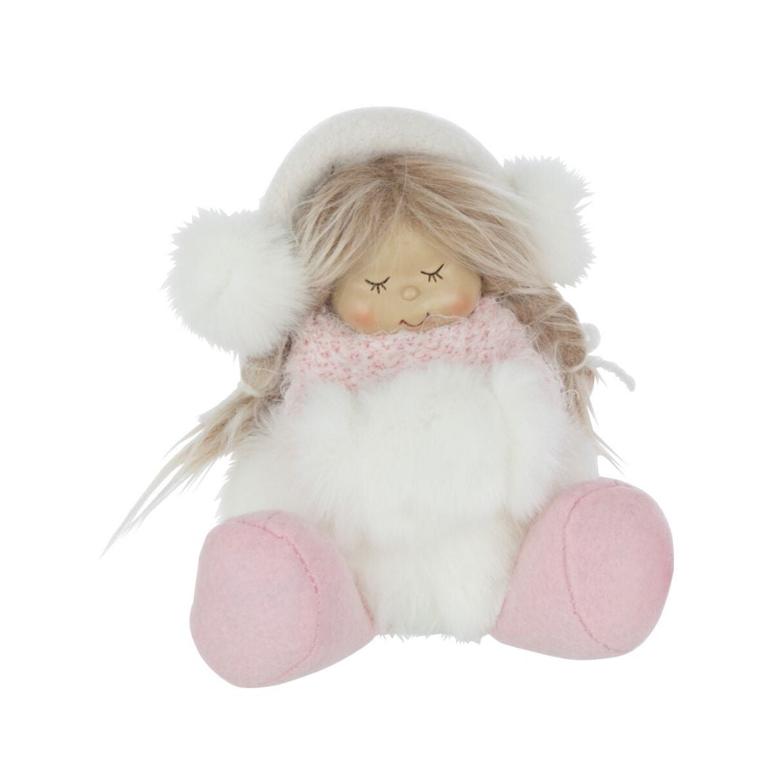 Christmas Shop | J-Line Sitting Girls 2 Assorted by Weirs of Baggot Street