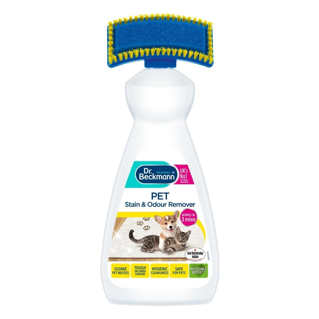 Cleaning Accessories Dr Beckmann Pet Stain Odour Remover W_Brush 650ml by Weirs of Baggot Street