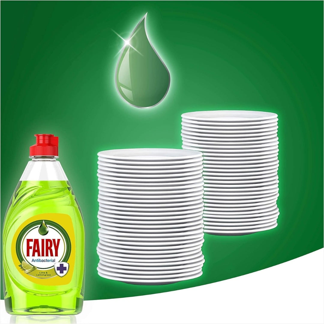 Cleaning Accessories Fairy Liquid Platinum Anti Bac Lime 820ml by Weirs of Baggot Street