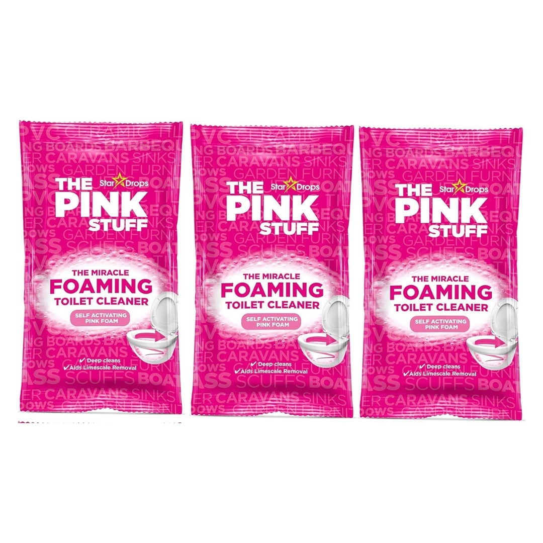 The Pink Stuff Miracle Foaming Toilet Cleaner 3pk
