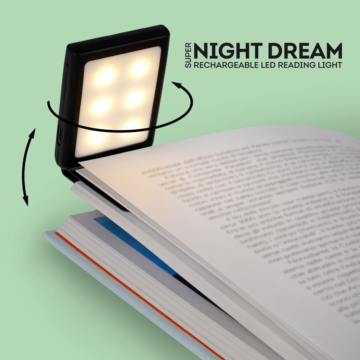 Clever Gadgets | Legami Rechargable Led Reading Light by Weirs of Baggot Street