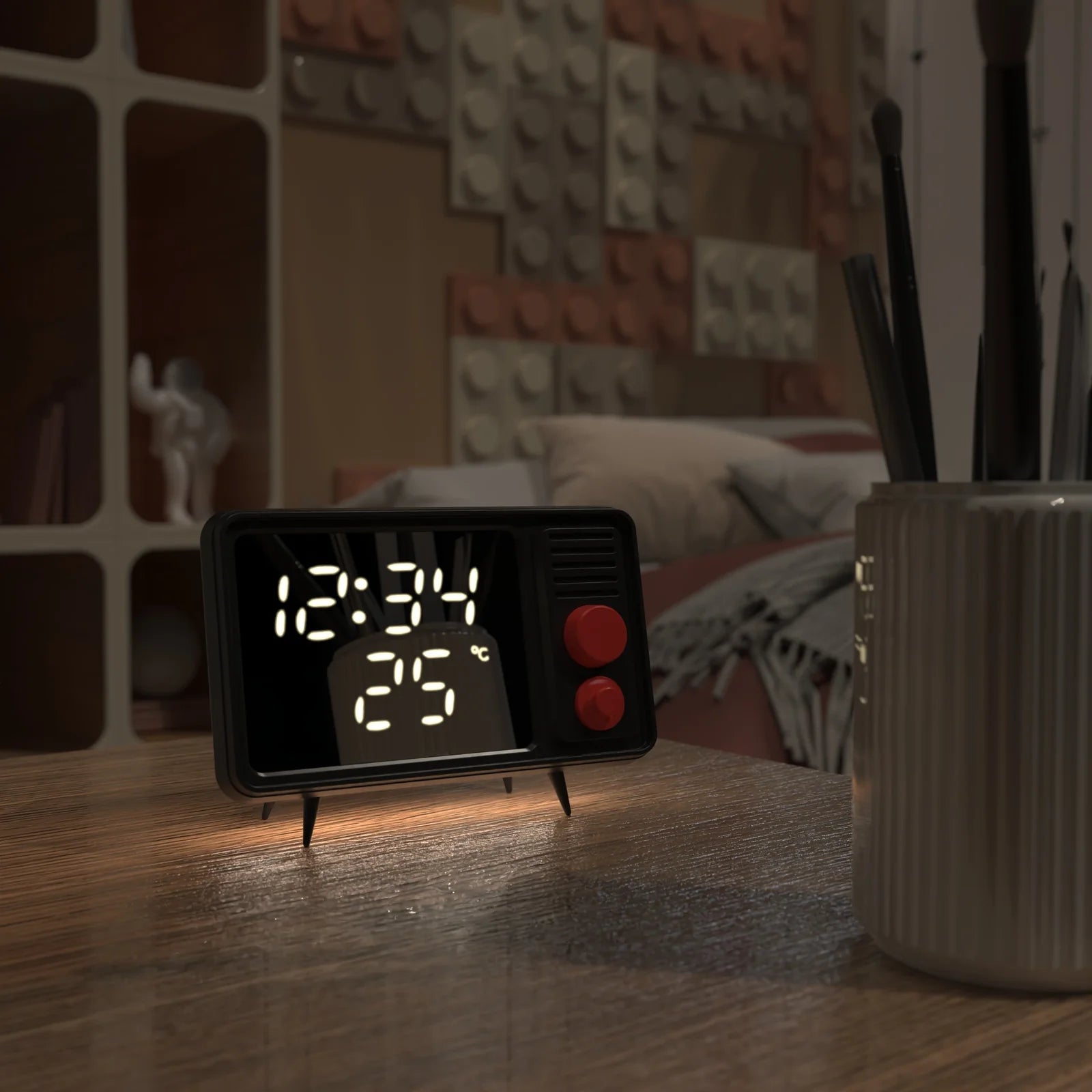 Clever Gadgets | MOB Vintage TV Alarm Clock by Weirs of Baggot Street