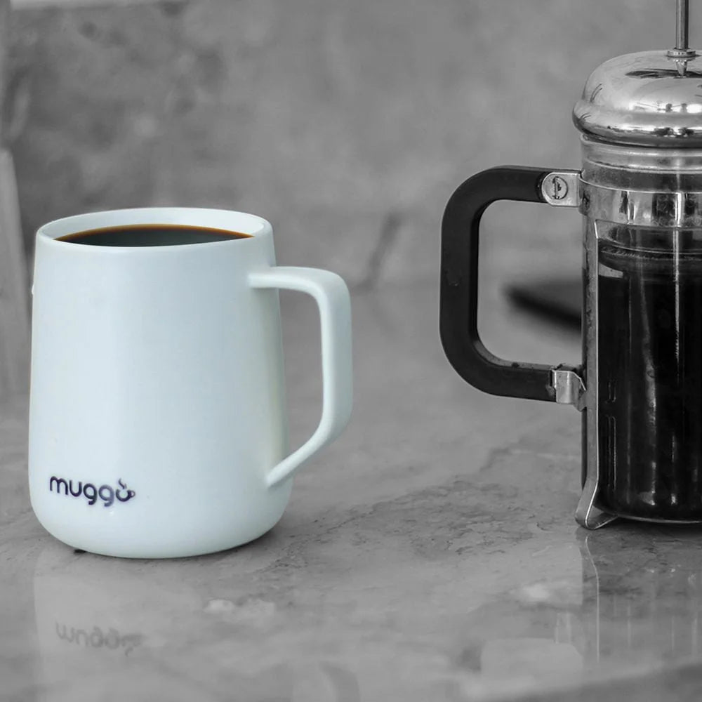 Clever Gadgets | Muggo Qi Grande Edition Black Self-Heated Mug + Wireless Charger Coaster by Weirs of Baggot Street