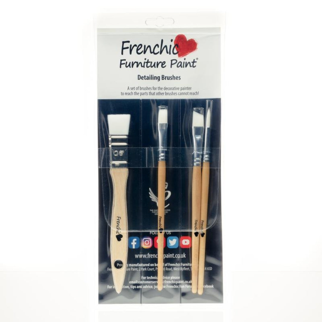 Detailing Brushes Set Frenchic Paint Brush Range by Weirs of Baggot Street Irelands Largest and most Trusted Stockist of Frenchic Paint. Shop online for Nationwide and Same Day Dublin Delivery