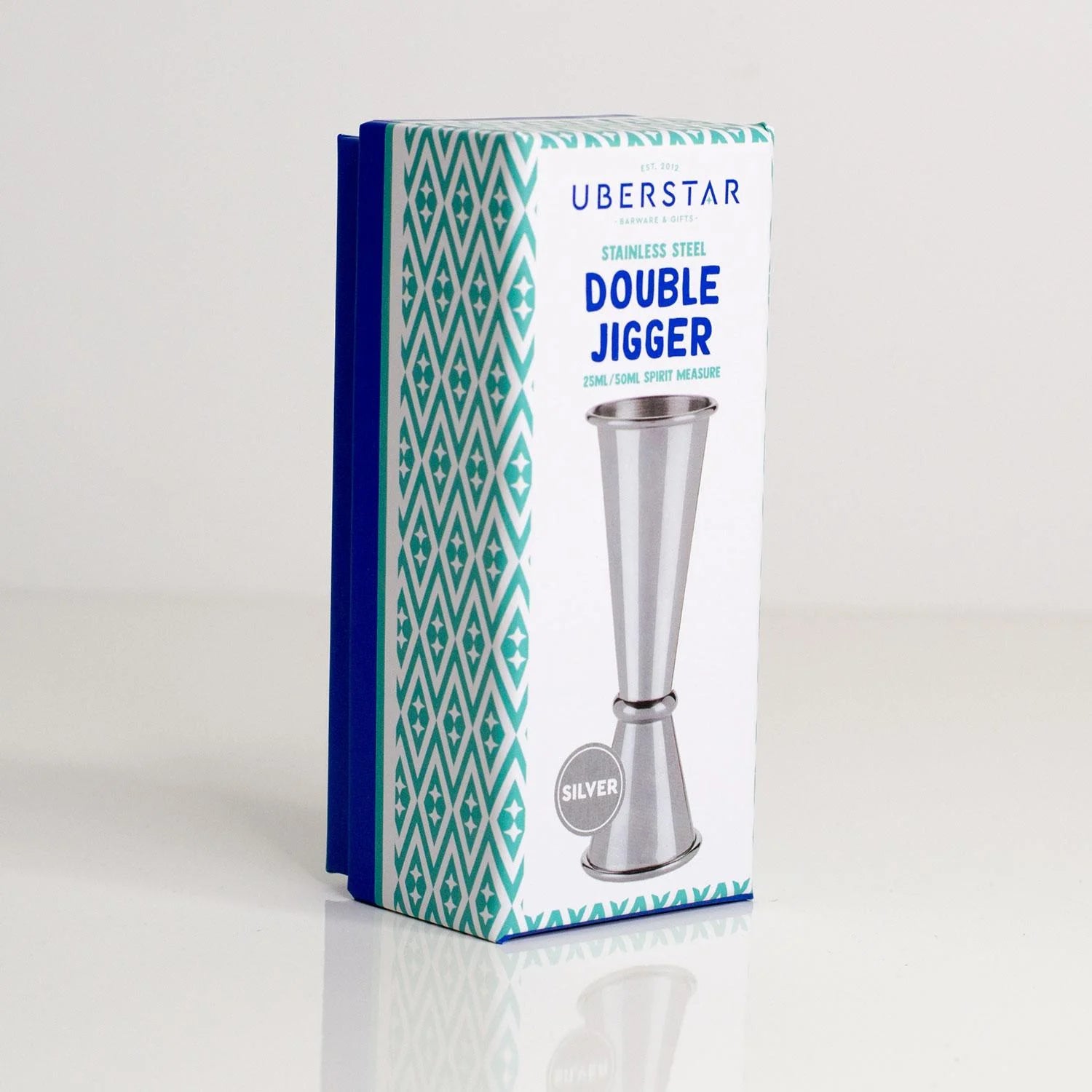 Fab Gifts | Bar & Drinks Double Jigger Silver by Weirs of Baggot Street