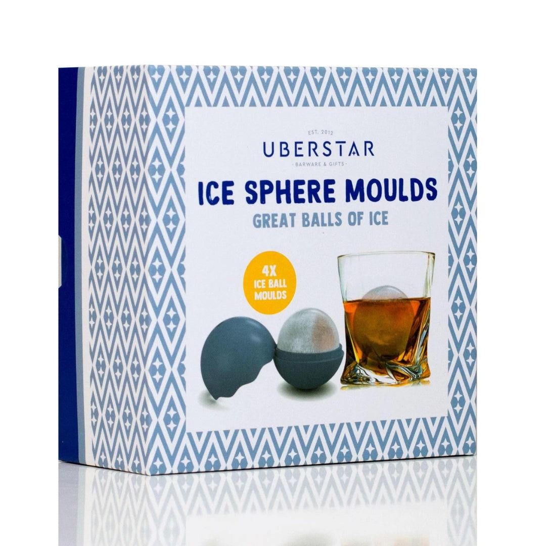 Fab Gifts | Bar & Drinks Ice Sphere Moulds Blue by Weirs of Baggot St
