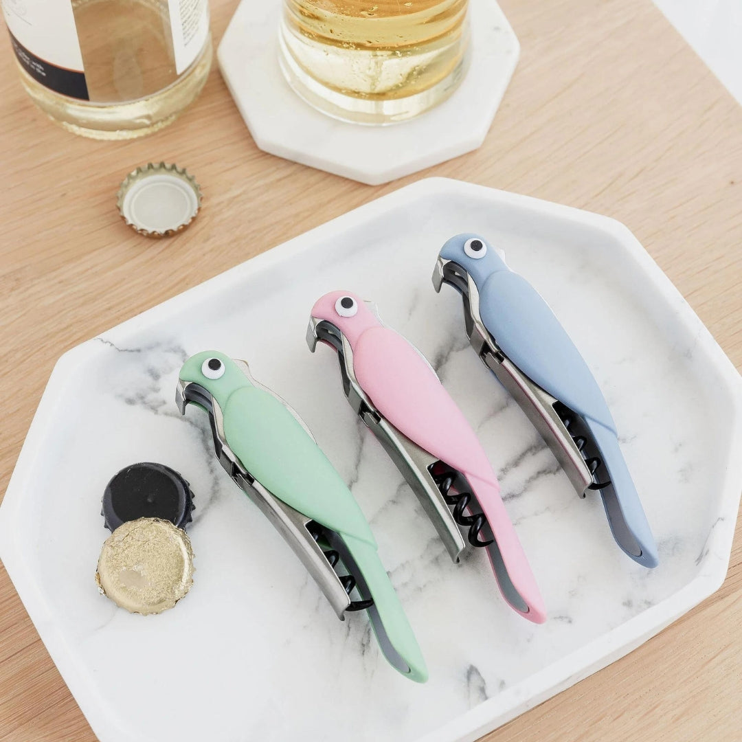 Fab Gifts | Budgie Bottle Opener Green by Weirs of Baggot Street