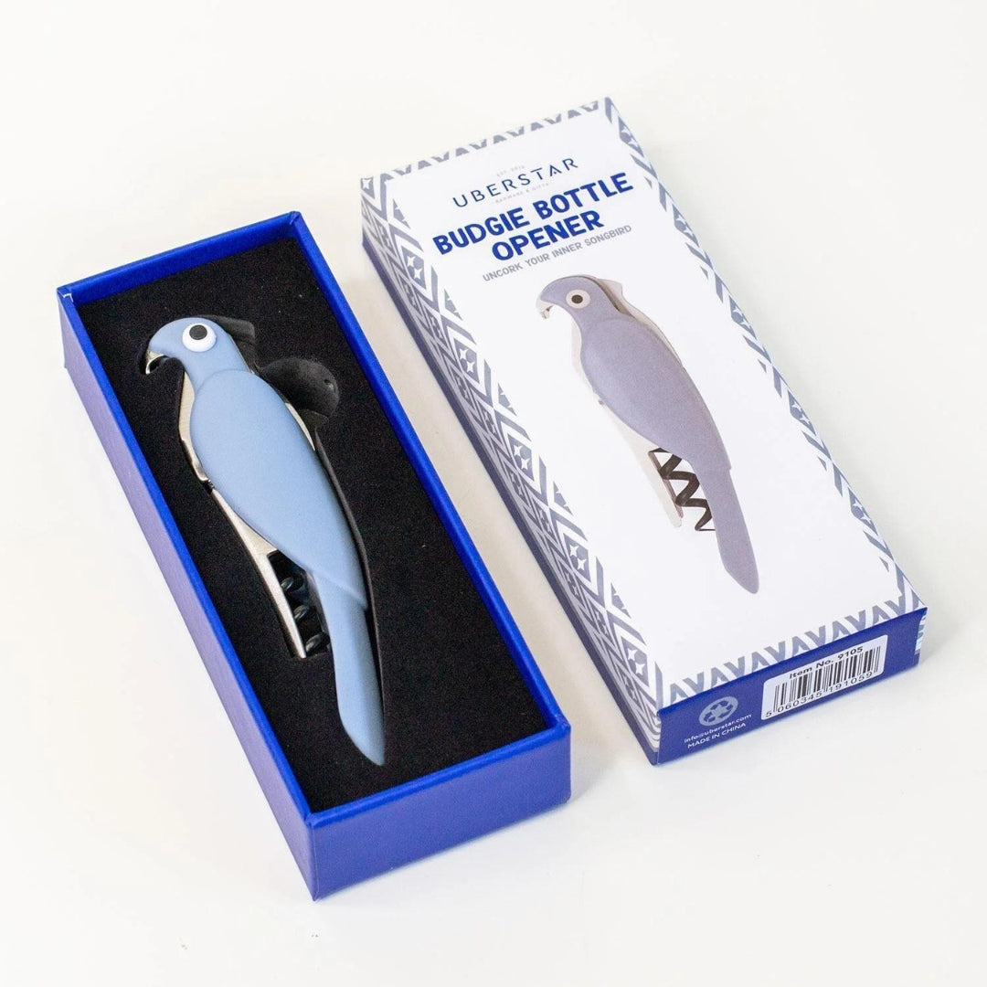 Fab Gifts | Budgie Bottle Opener Green by Weirs of Baggot Street
