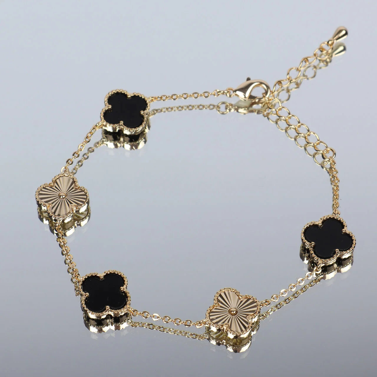 Fab Gifts | Jewellery Bracelet Mother Of Pearl Black by Weirs of Baggot Street
