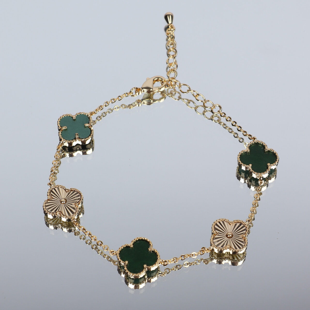 Fab Gifts | Jewellery Bracelet Mother Of Pearl Green by Weirs of Baggot Street