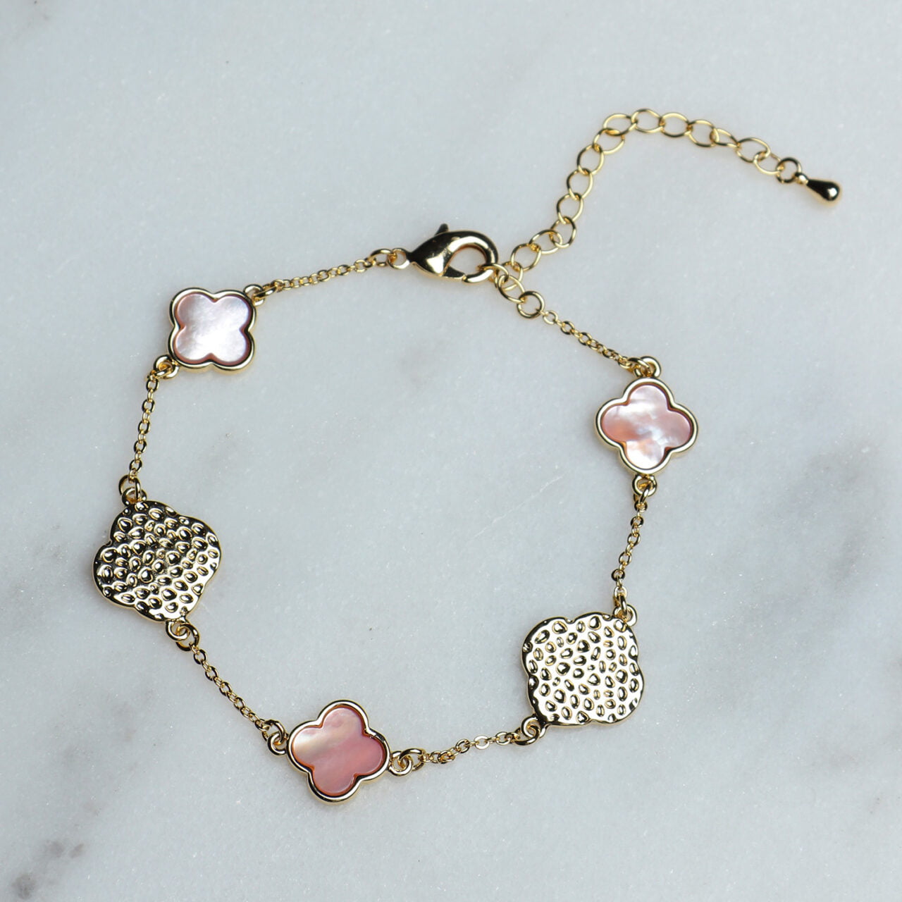 Fab Gifts | Jewellery Bracelet Mother Of Pearl Pink by Weirs of Baggot Street