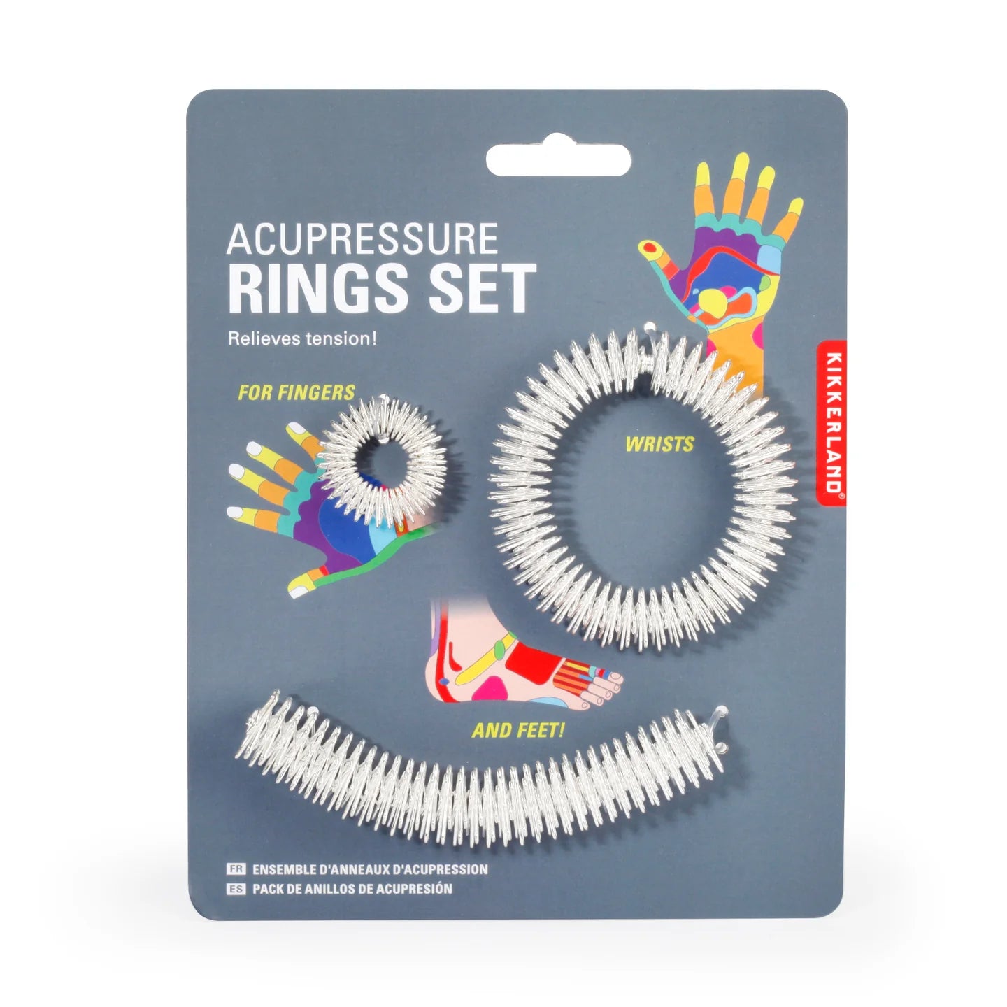 Fab Gifts | Kikkerland Acupressure Ring Set by Weirs of Baggot Street