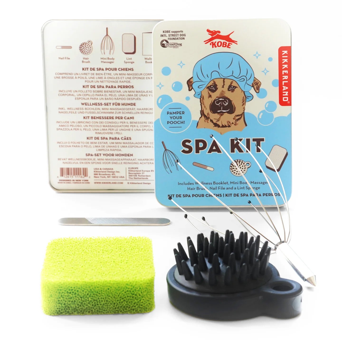 Fab Gifts | Kikkerland Dog Spa Kit by Weirs of Baggot Street