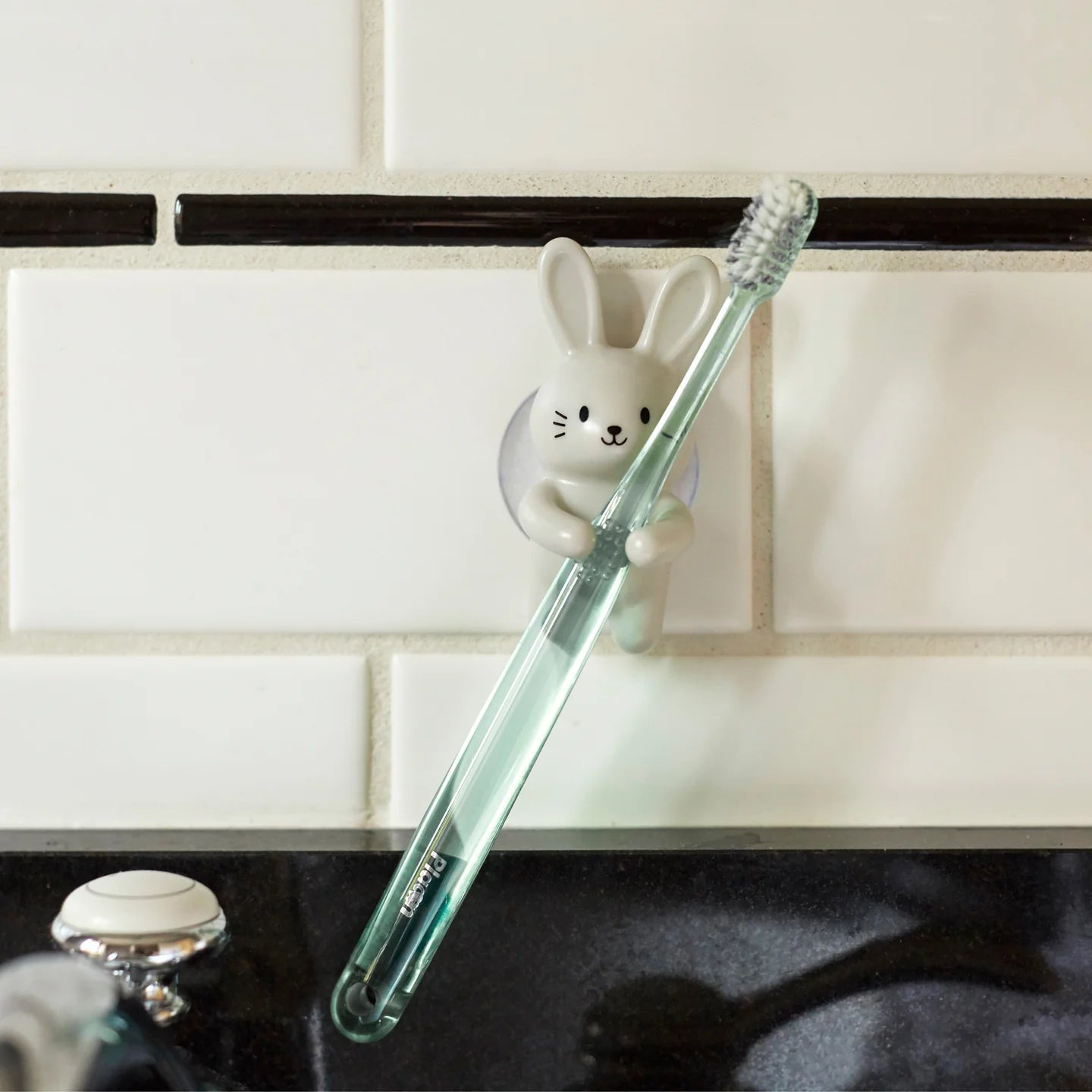 Fab Gifts | Kikkerland Rabbit Toothbrush Holder by Weirs of Baggot Street
