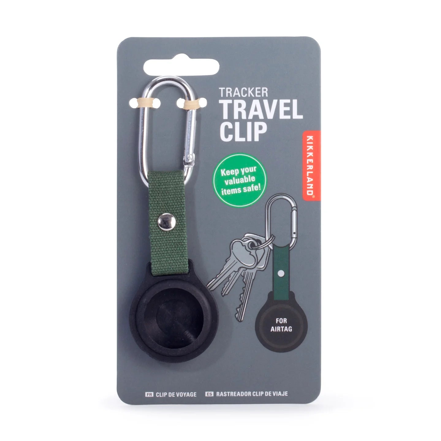 Fab Gifts | Kikkerland Tracker Travel Clip by Weirs of Baggot Street