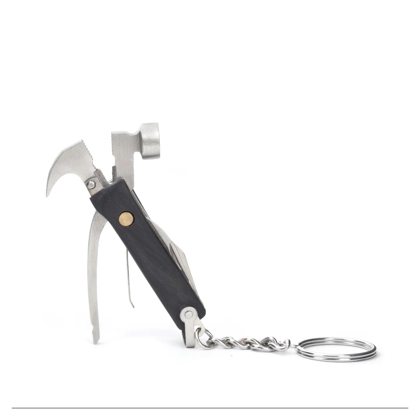 Fab Gifts | Kikkerland Wood Mini Hammer Tool Black by Weirs of Baggot Street