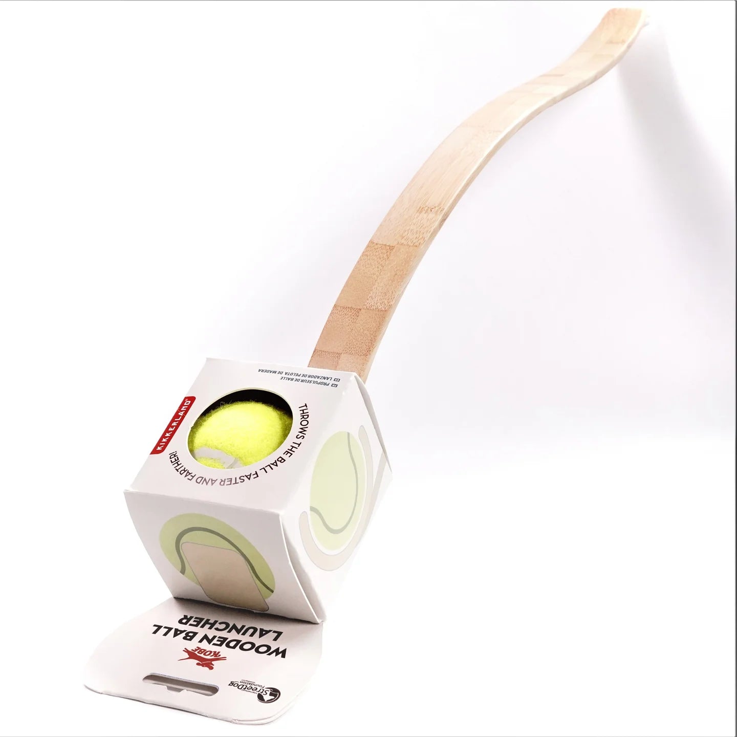 Fab Gifts | Kikkerland Wooden Ball Launcher by Weirs of Baggot Street