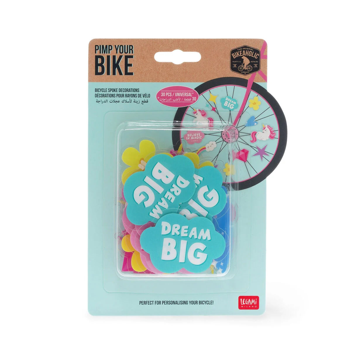 Fab Gifts | Legami Bike Spoke Decorations - Unicorn by Weirs of Baggot Street