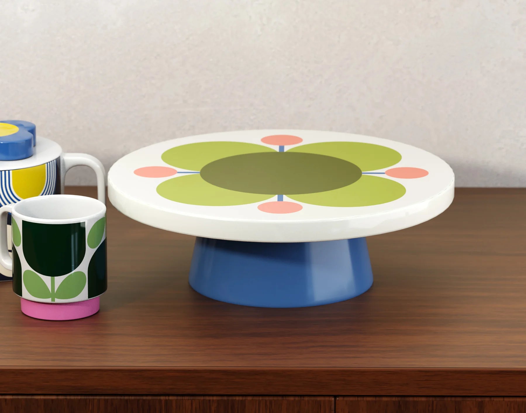 Fab Gifts | Orla Kiely Atomic Flower Cake Stand by Weirs of Baggot Street