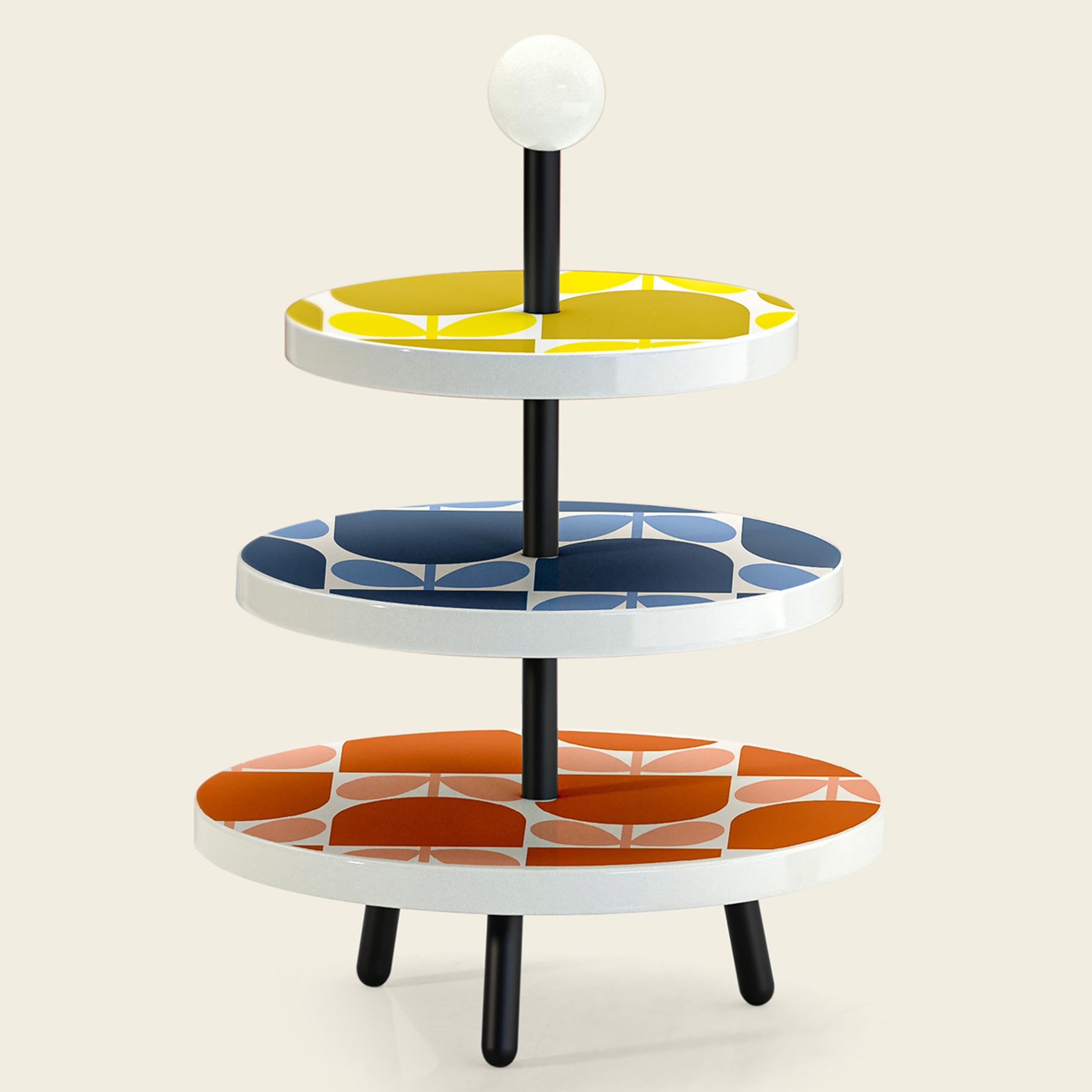 Fab Gifts | Orla Kiely Block Flower Cupcake Stand by Weirs of Baggot Street