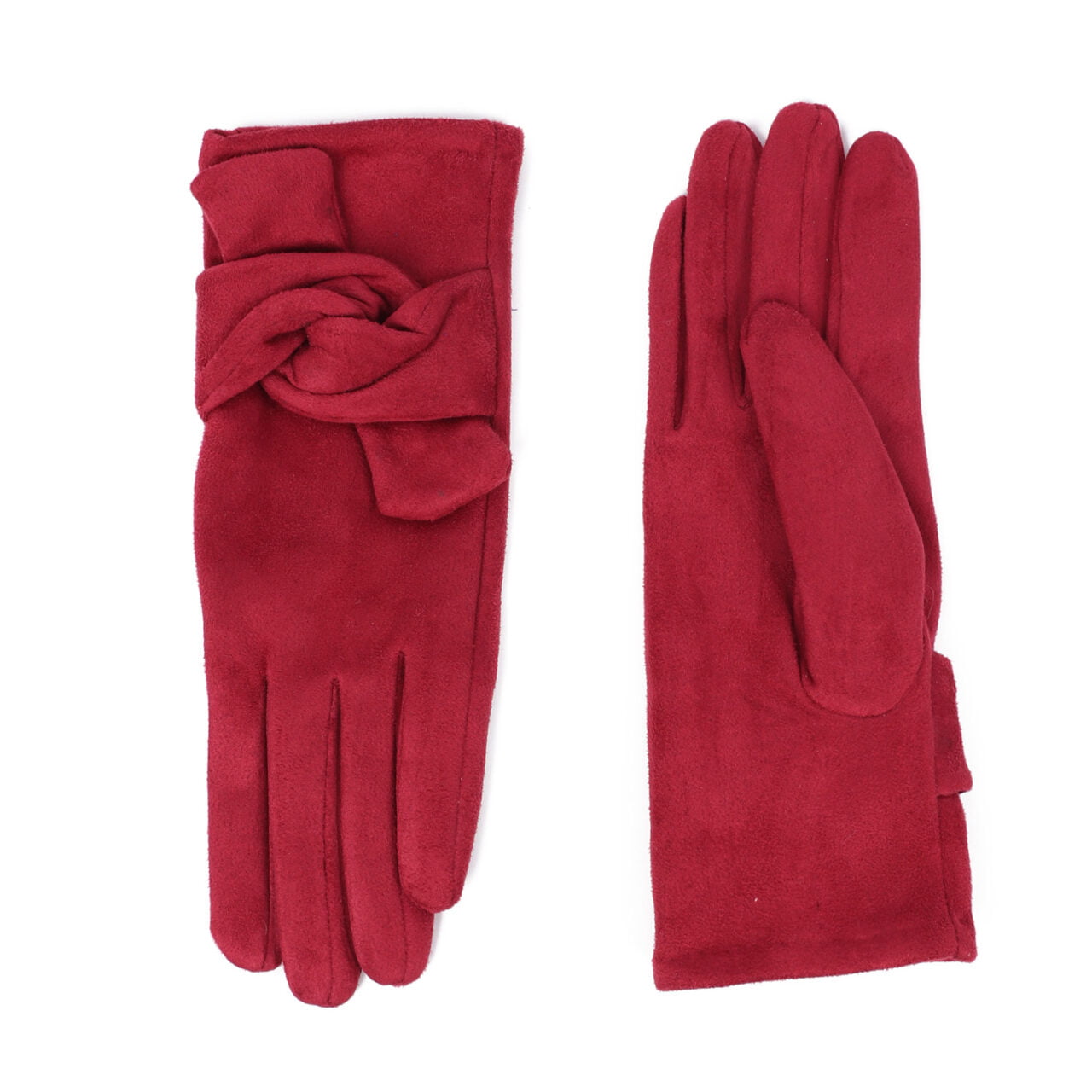 Fab Gifts | Winter Accessories Winter Gloves Alexandra cross-strap Burgundy by Weirs of Baggot Street