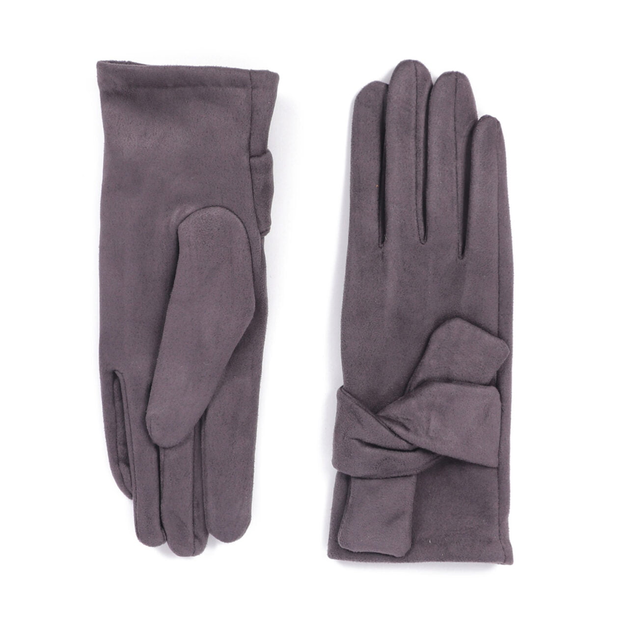 Fab Gifts | Winter Accessories Winter Gloves Alexandra cross-strap Dark Grey by Weirs of Baggot Street