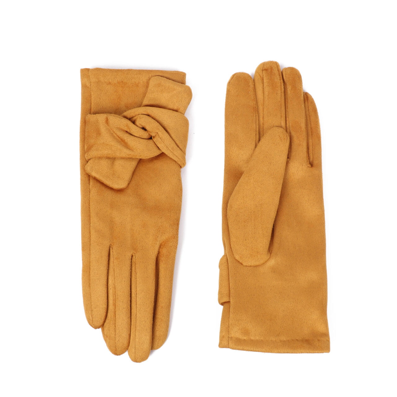Fab Gifts | Winter Accessories Winter Gloves Alexandra cross-strap Mustard by Weirs of Baggot Street