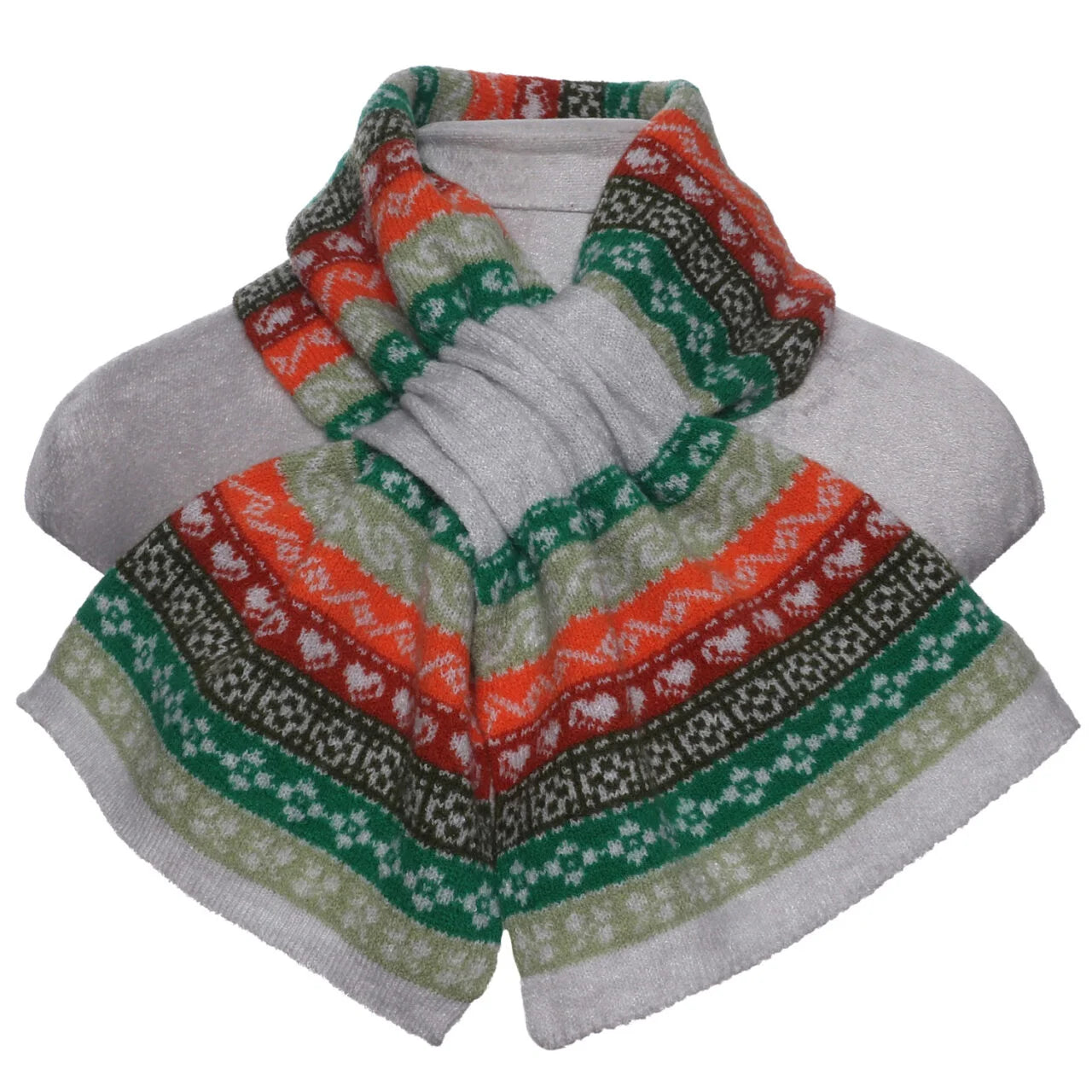 Fab Gifts | Winter Accessories Winter Pull Through Scarf Nordic Green by Weirs of Baggot Street
