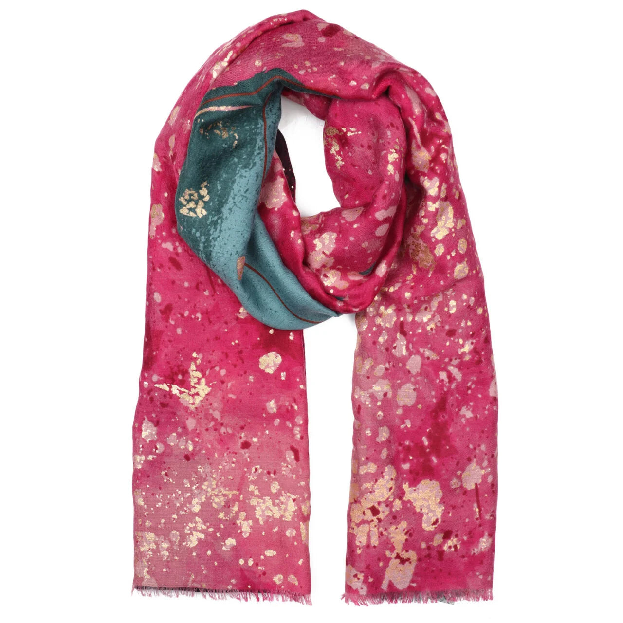 Fab Gifts | Winter Accessories Winter Scarf Metallic Hot Pink by Weirs of Baggot Street