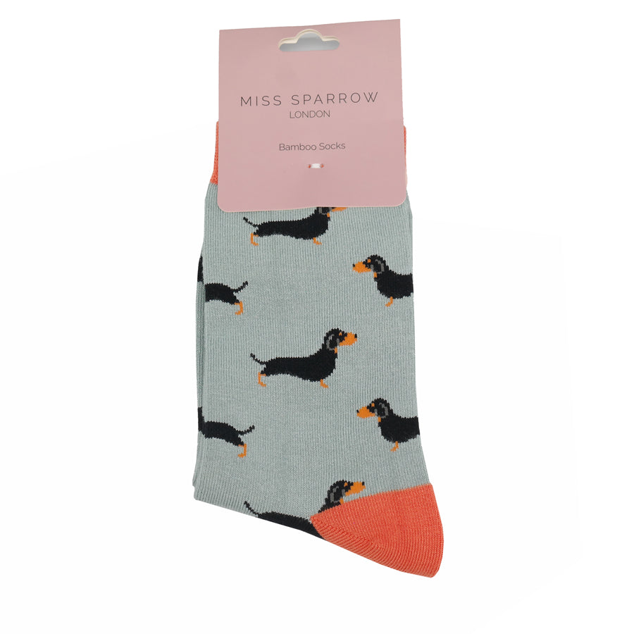 Fabulous Gifts Apparel Little Sausage Dogs Socks Duck Egg by Weirs of Baggot Street