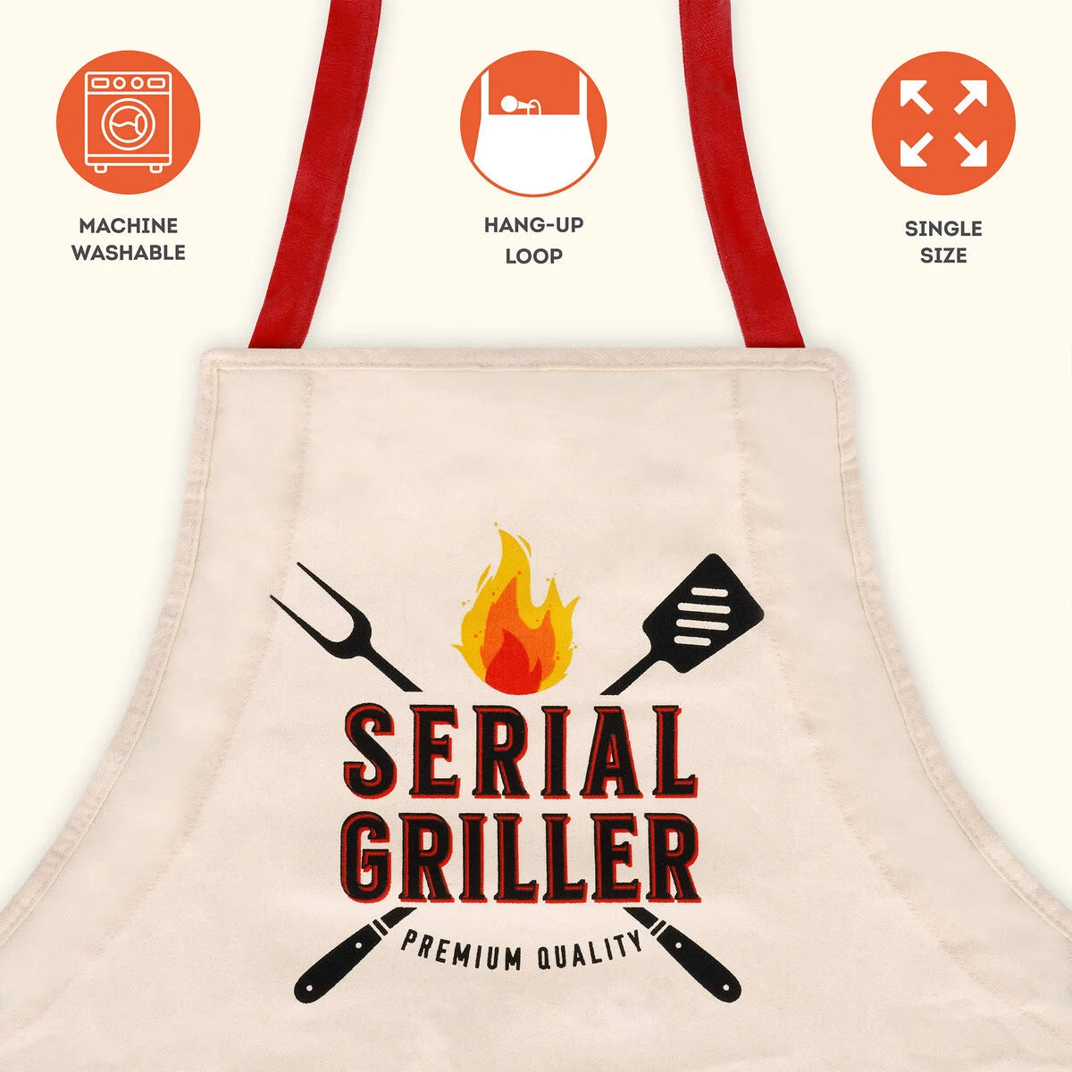 Fabulous Gifts BBQ Legami Apron Serial Griller by Weirs of Baggot Street