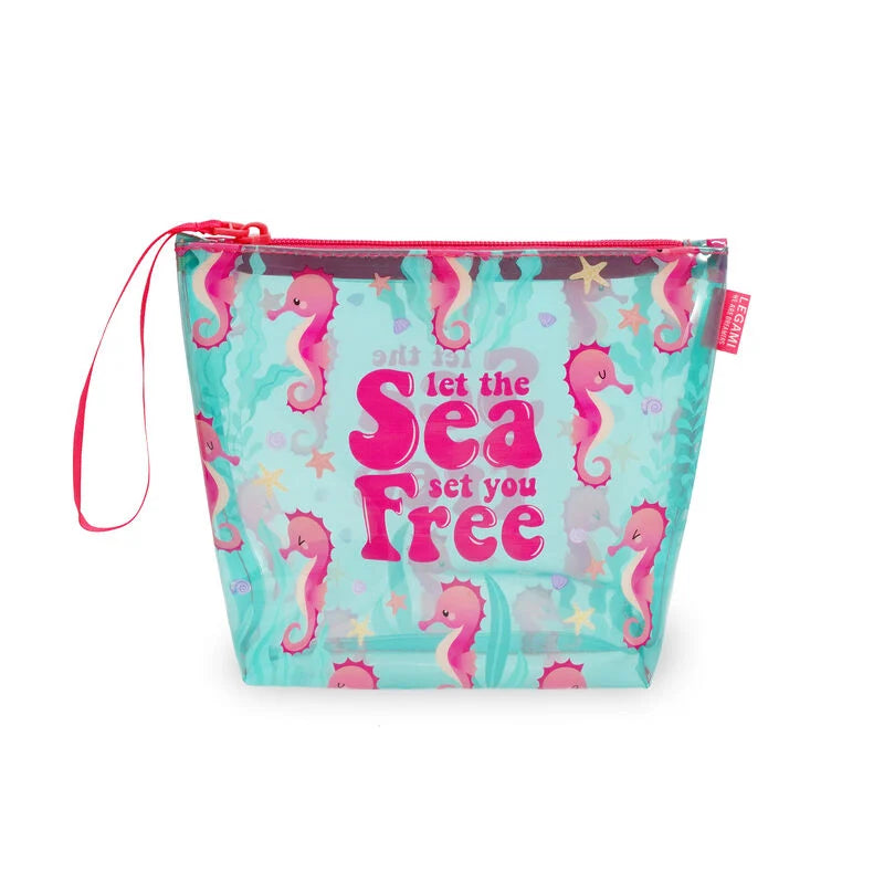 Fabulous Gifts Beach Accessories Legami Beach Pouch - Seahorse by Weirs of Baggot Street