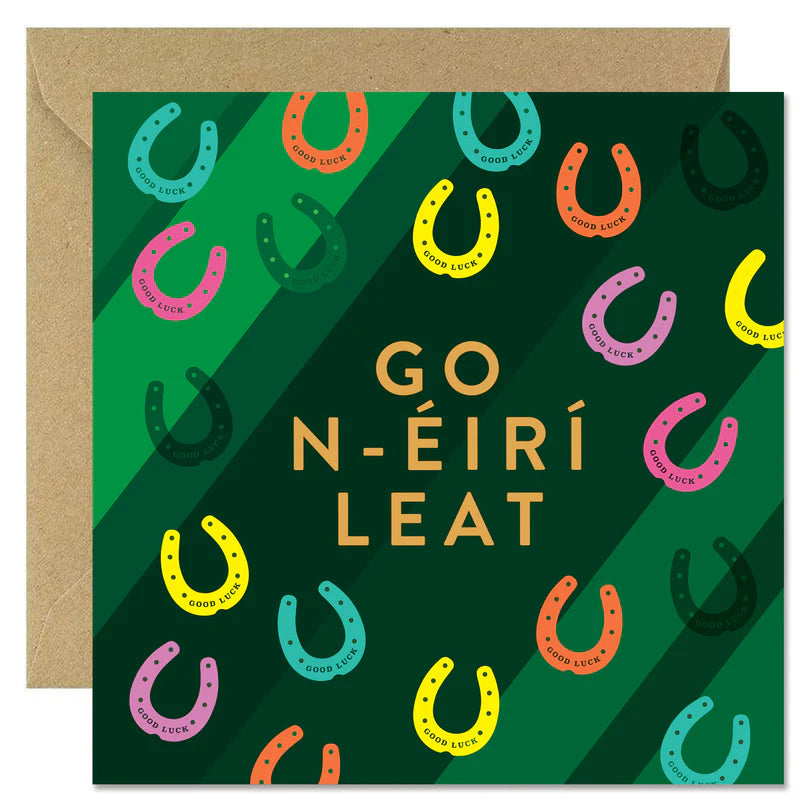 Fabulous Gifts Bold Bunny Go N-Éirí Leat Shape Card by Weirs of Baggot Street