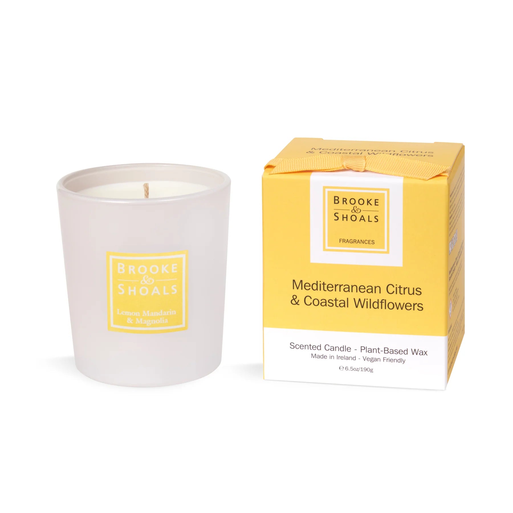 Fabulous Gifts Brooke & Shoals Candle Mediterranean Citrus & Coastal Wildflowers by Weirs of Baggot Street