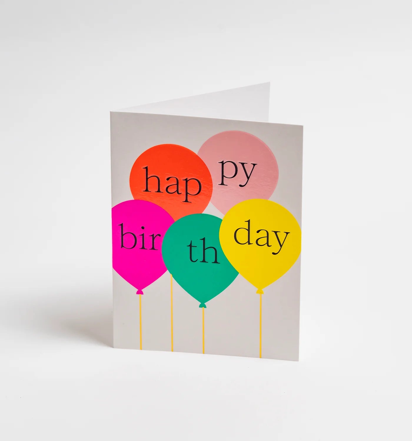 Fabulous Gifts Cher Happy Birthday Colourful Balloons Card by Weirs of Baggot Street