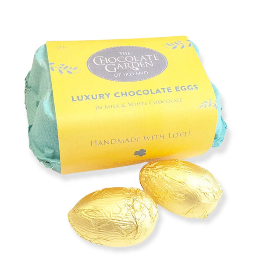 Fabulous Gifts Chocolate Garden Half Dozen Egg Box by Weirs of Baggot Street