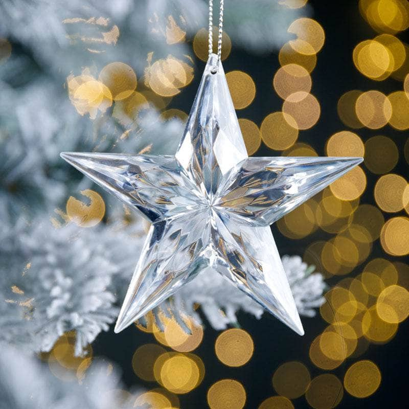 Fabulous Gifts Christmas Christmas Tree Decoration Clear Star by Weirs of Baggot Street