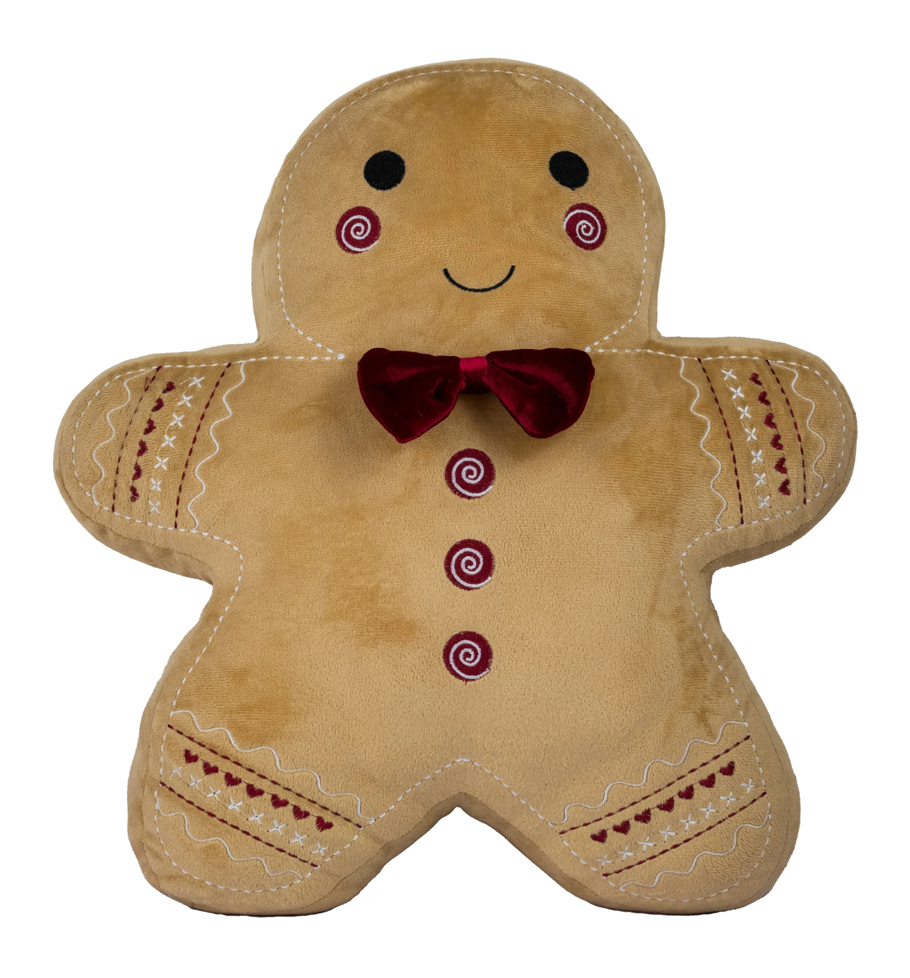 Fabulous Gifts Christmas Gingerbread Man Cushion  Medium by Weirs of Baggot Street