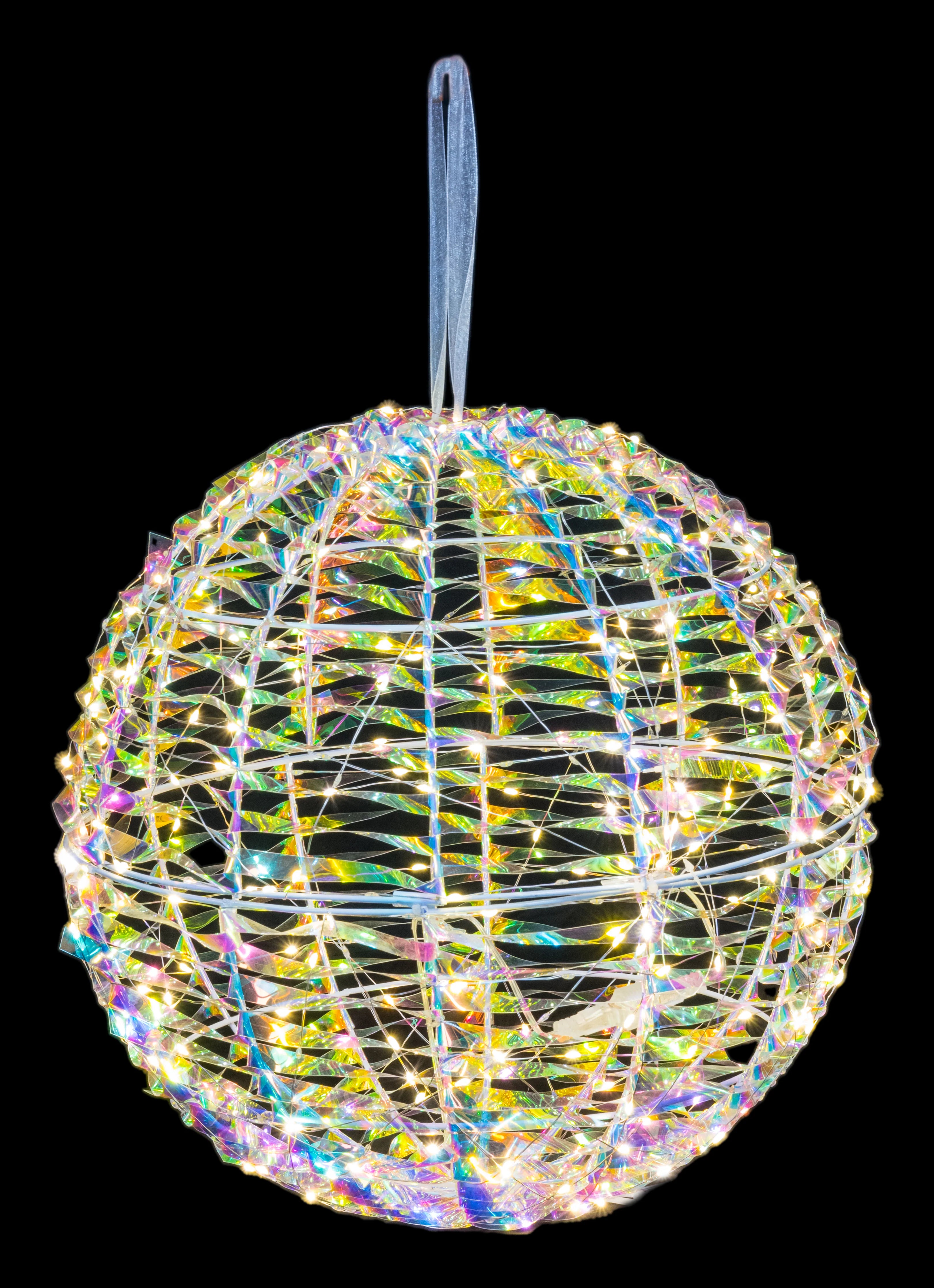 Fabulous Gifts Christmas Pearlescent 400 LED Hanging Ball Large by Weirs of Baggot Street