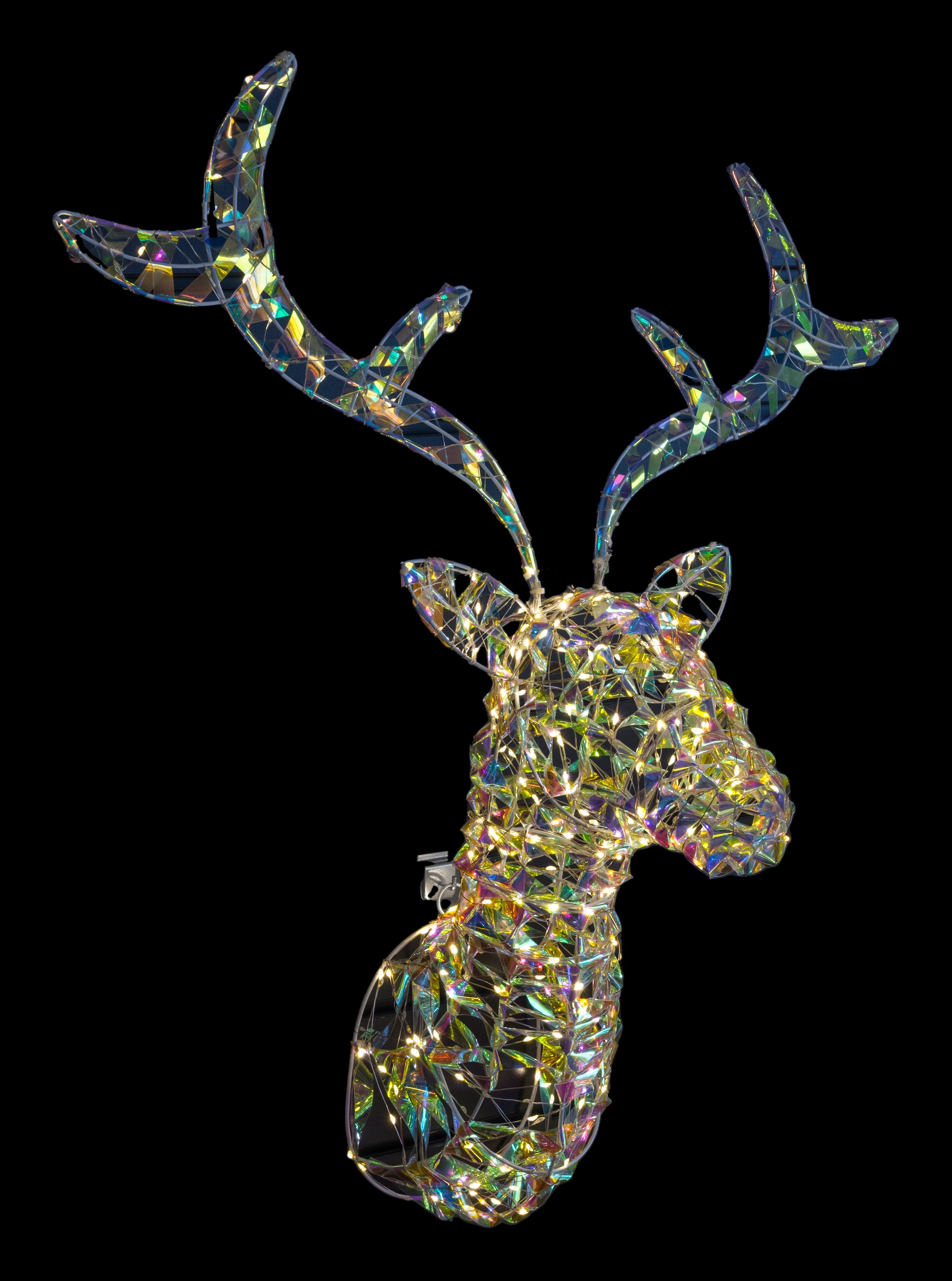 Fabulous Gifts Christmas Pearlescent LED Reindeer Head by Weirs of Baggot Street