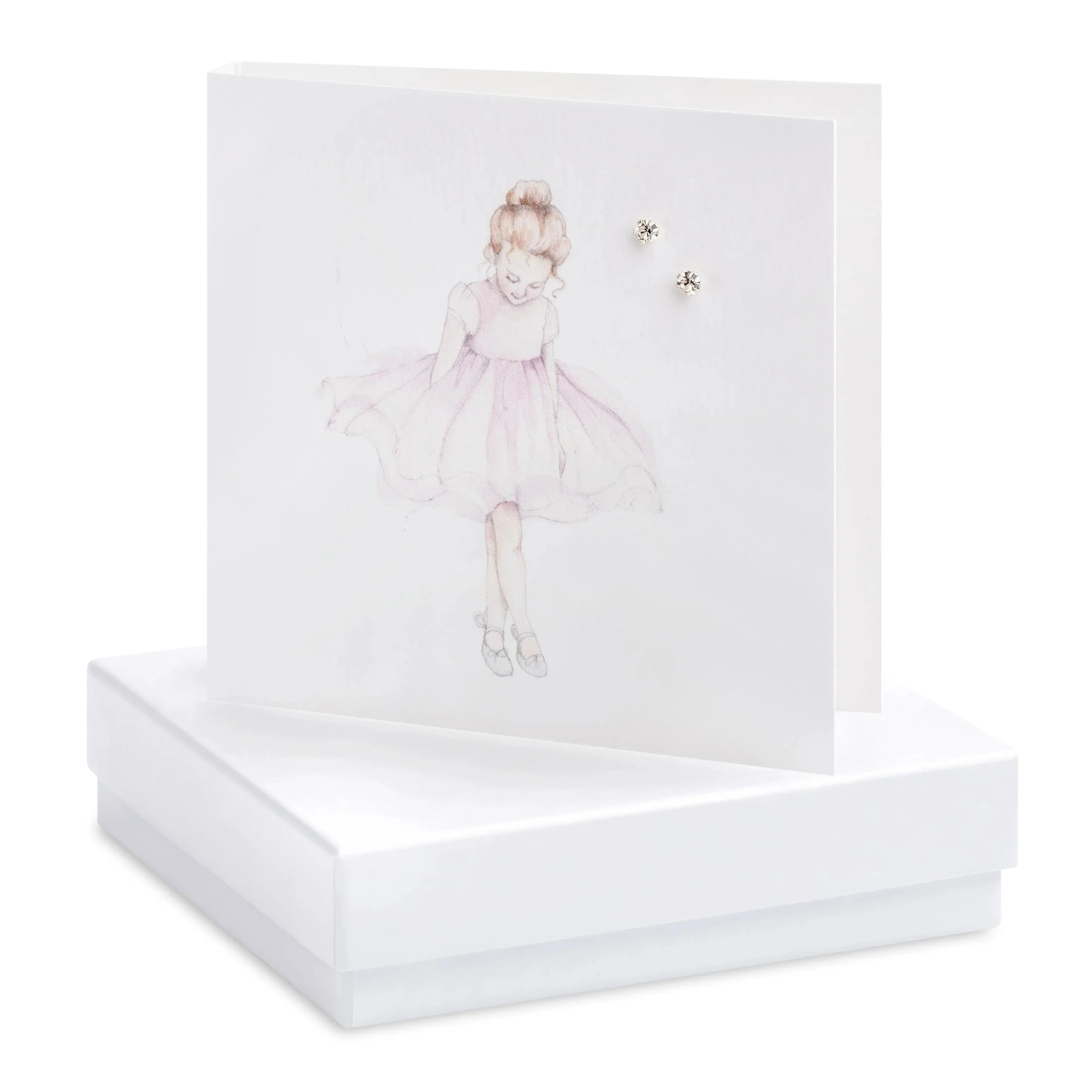 Fabulous Gifts Crumble & Core Box Ballerina Earring Card  by Weirs of Baggot Street