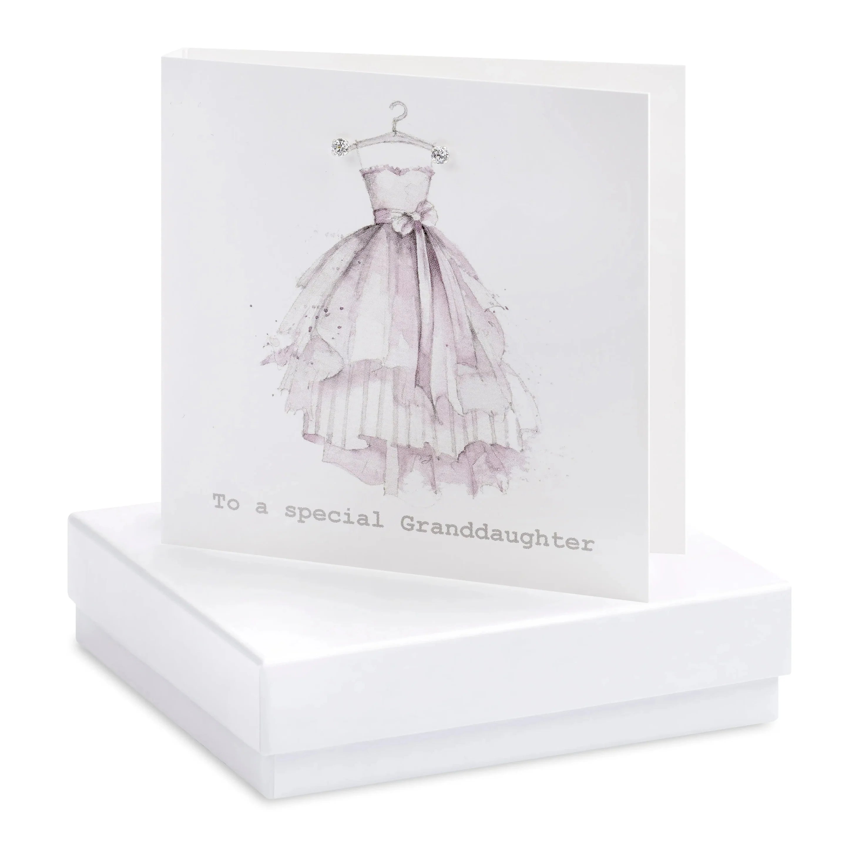 Fabulous Gifts Crumble & Core Box Granddaughter Dress Earring Card by Weirs of Baggot Street